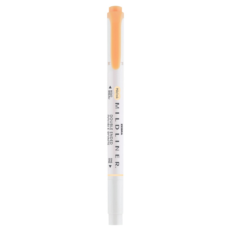 Zebra Mildliner narancs kétvégű szövegkiemelő