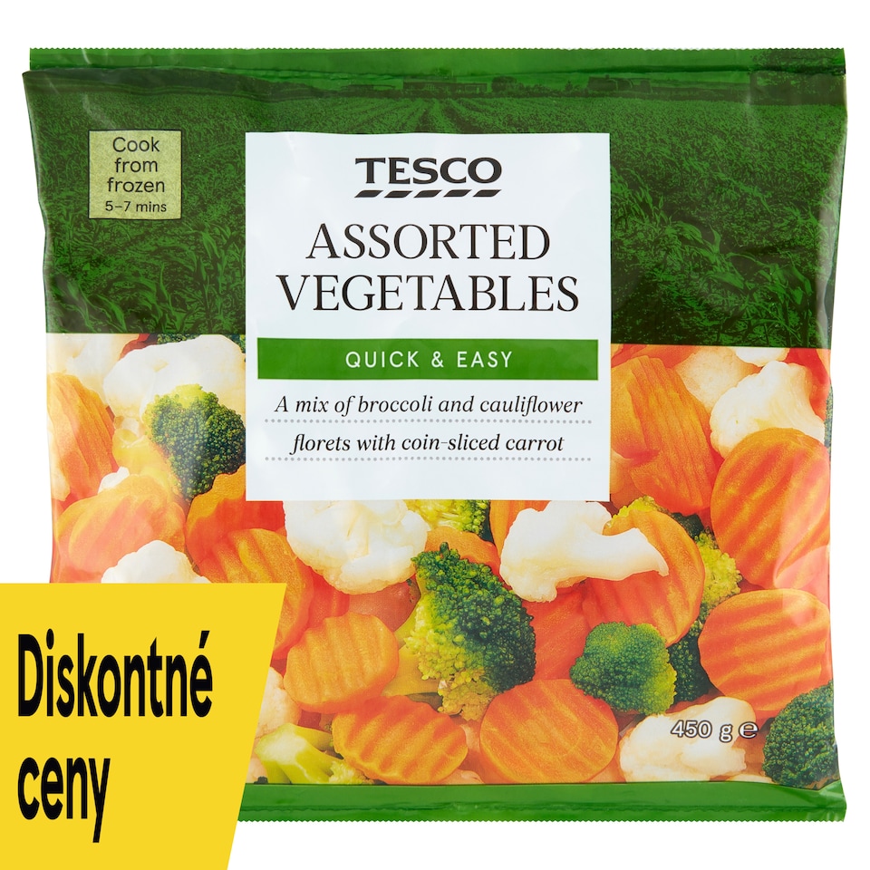 Tesco Assorted Vegetables 450 g
