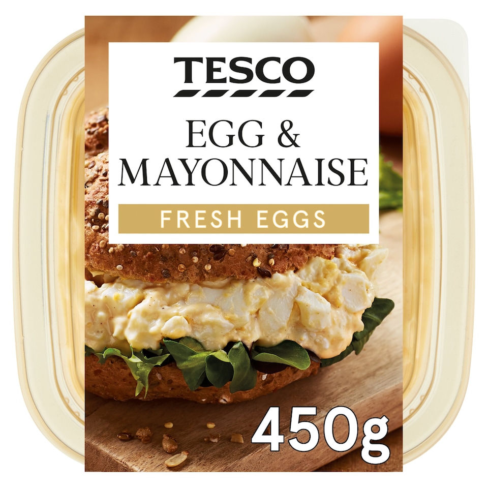 Tesco Egg Mayonnaise Sandwich Filler 450G Tesco Groceries