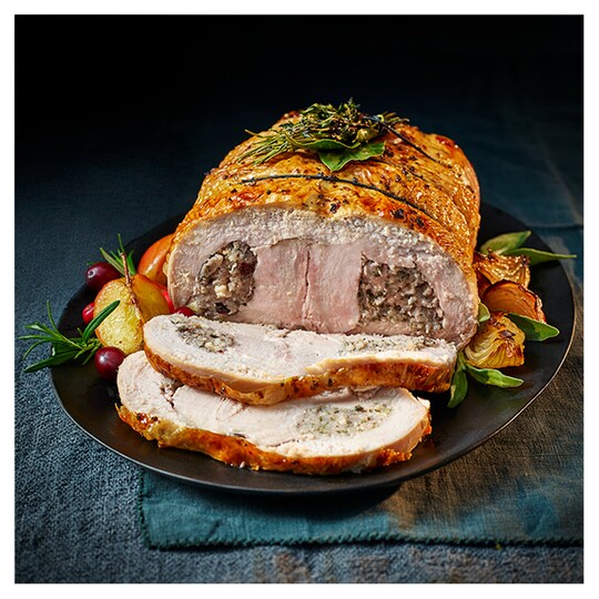 Tesco Finest British Free Range Bronze Double Stuffed Boneless Turkey Breast 2kg-2.2kg Serves 8-10