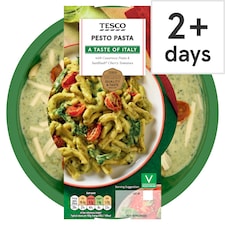 Tesco Pesto Pasta with Casarecce Pasta & SunBlush Cherry Tomatoes 400g