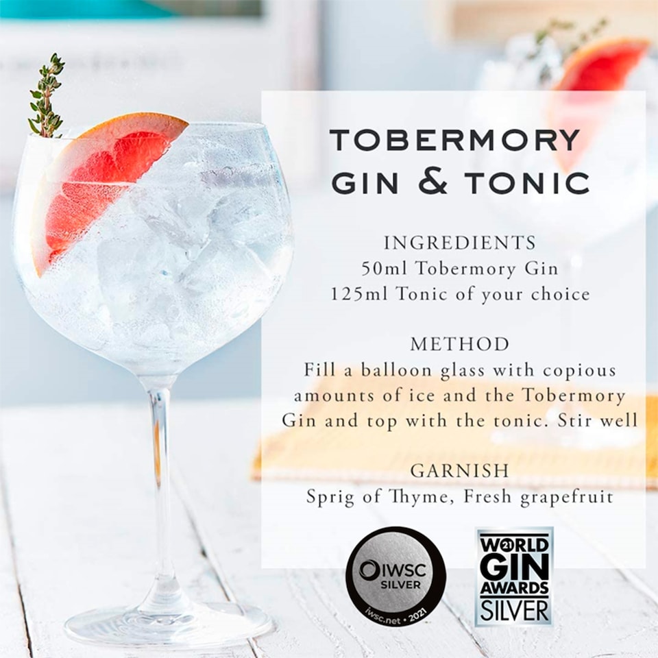 image 1 of Tobermory Hebridean Gin 70Cl