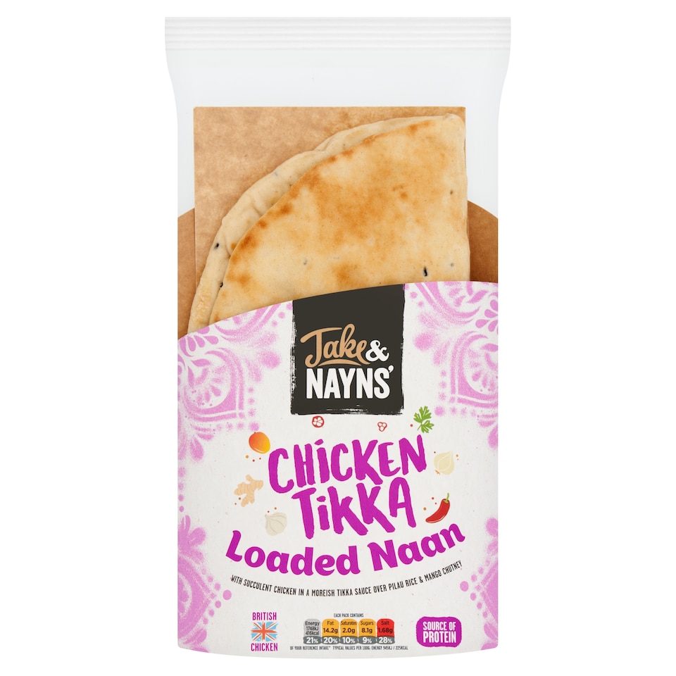 Jake & Nayns' Chicken Tikka Loaded Naan 185g