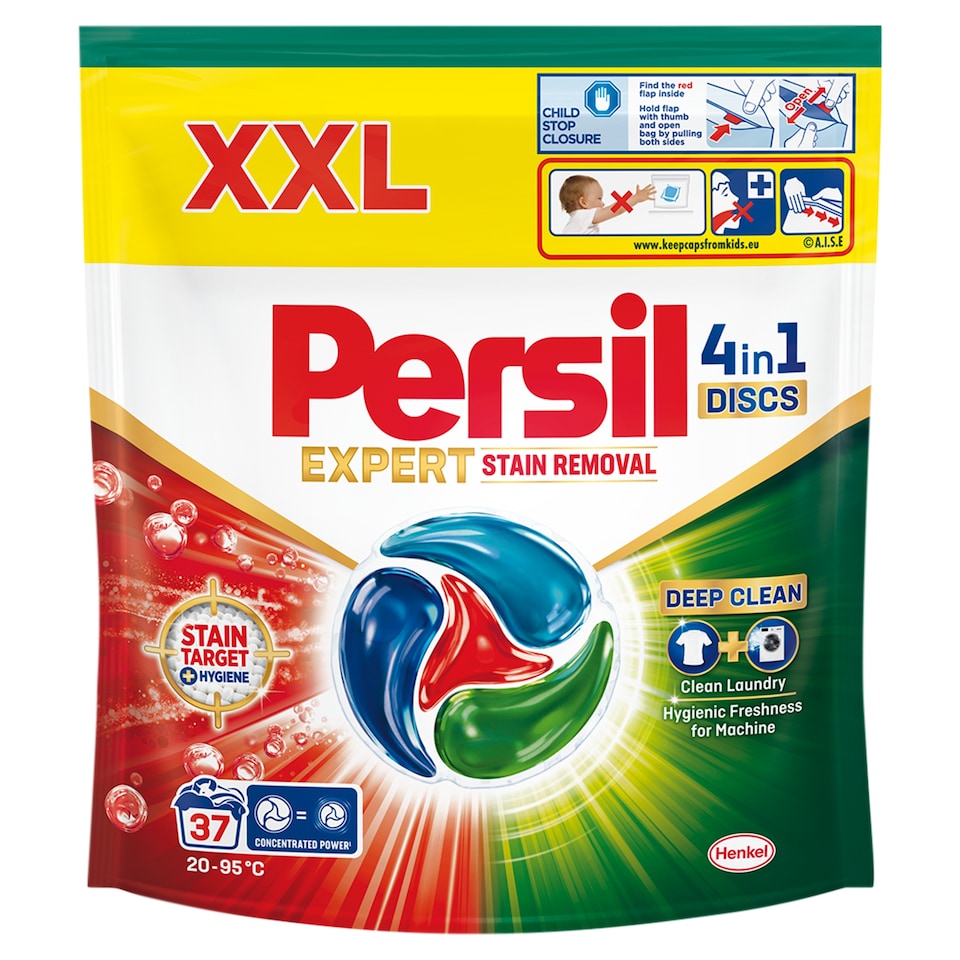Persil Discs 4in1 Deep Clean Expert Stain Removal Laundry Detergent 37 Washes 629 g