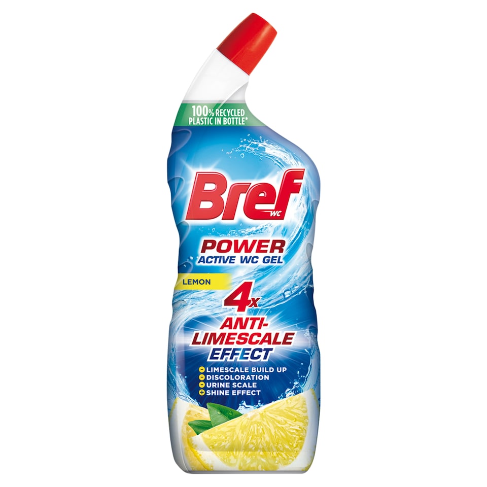 Bref Power Active Gel Lemon WC čistič 750ml