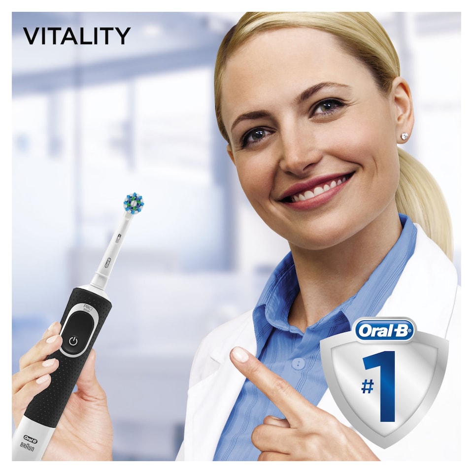 image 1 of Oral-B Vitality Cross Action Toothbrush