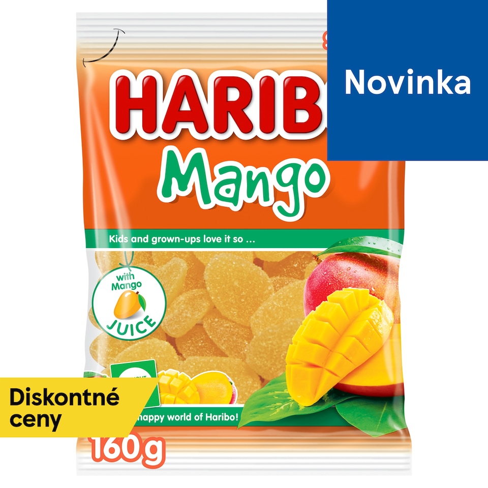 Haribo Mango ovocné želé 160 g