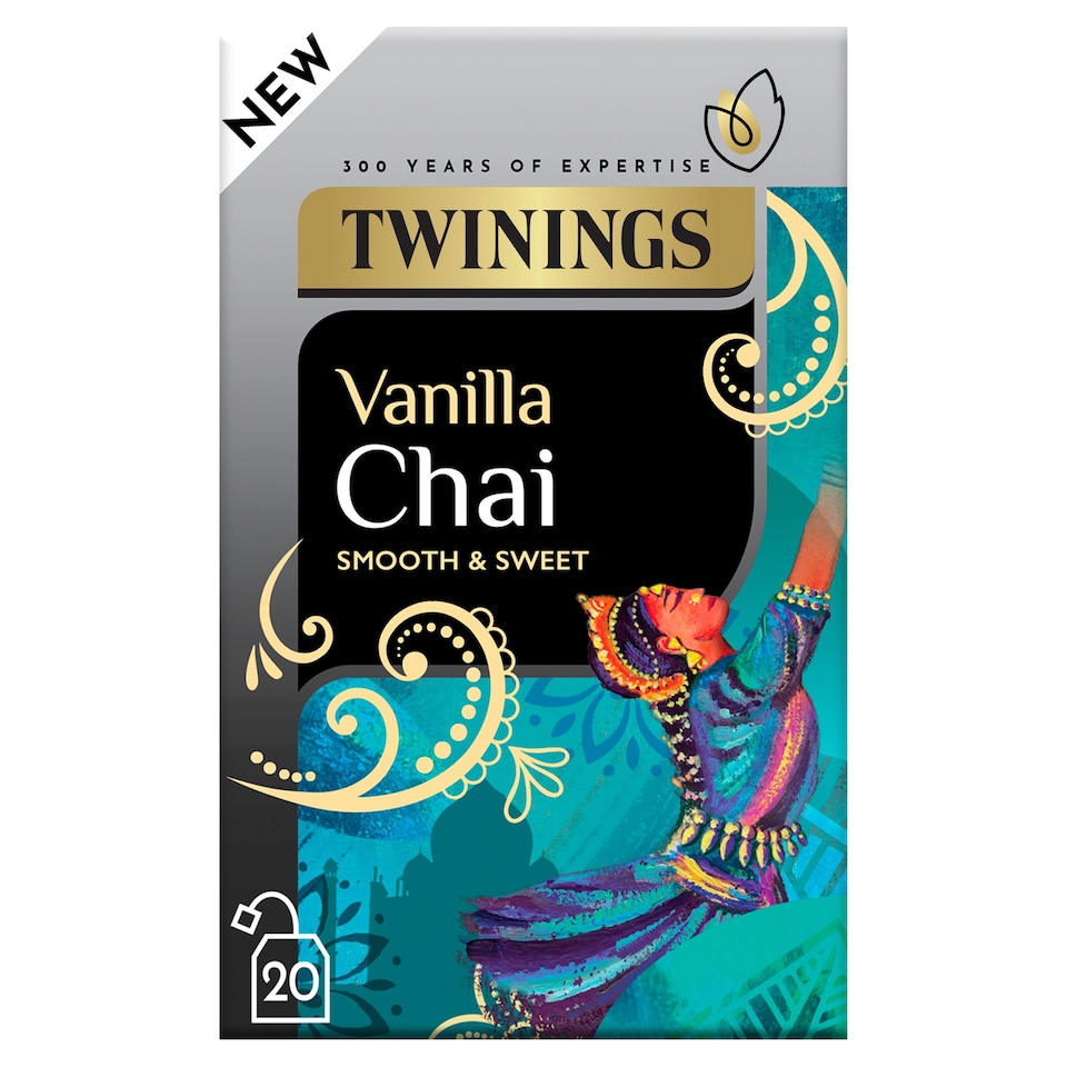 Twinings Vanilla Chai Smooth & Sweet 20 Tea Bags 40g