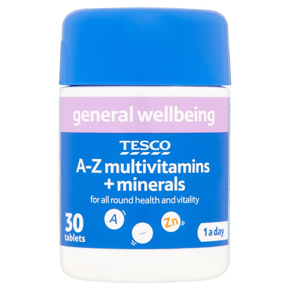Tesco A-Z Multivitamins And Minerals X 30