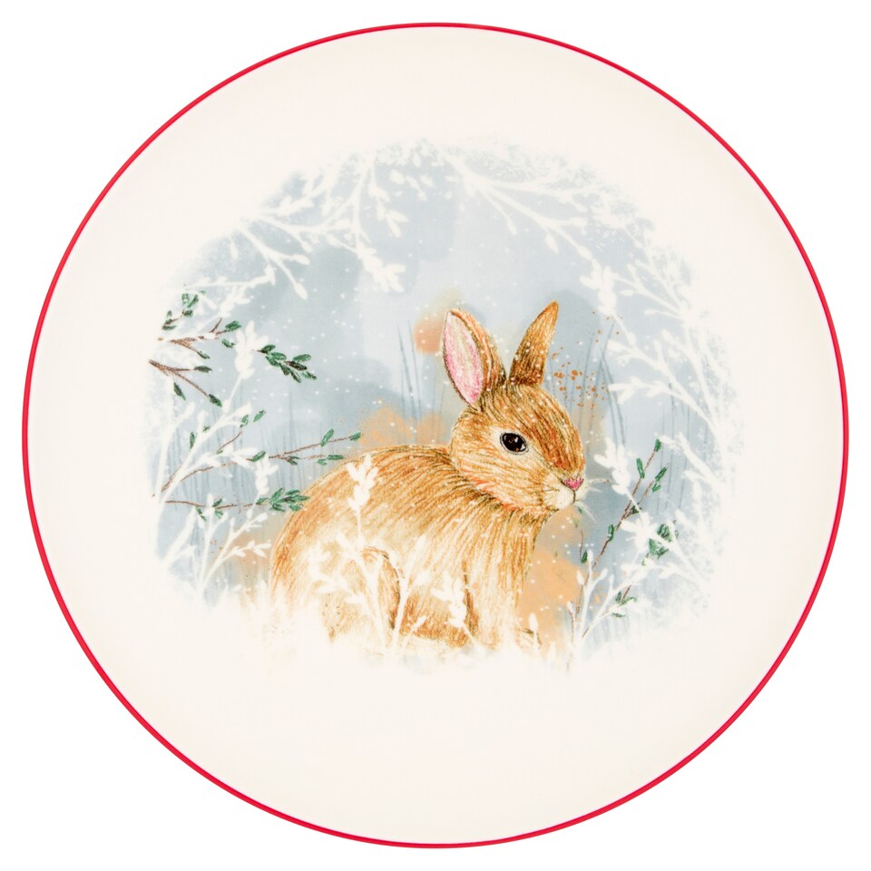 Tesco Forest Rabbit Side Plate - Tesco Groceries