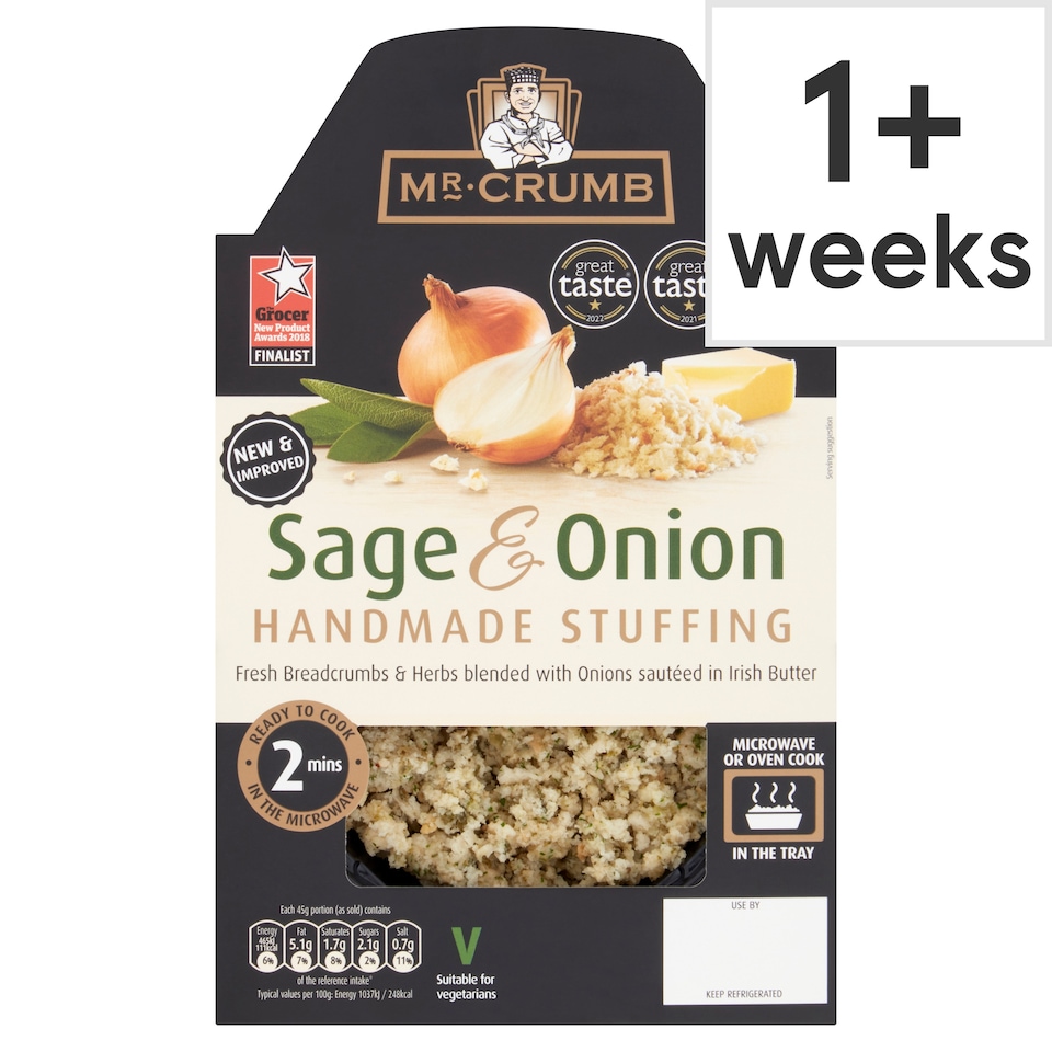 Mr Crumb Sage And Onion Stuffing 225G