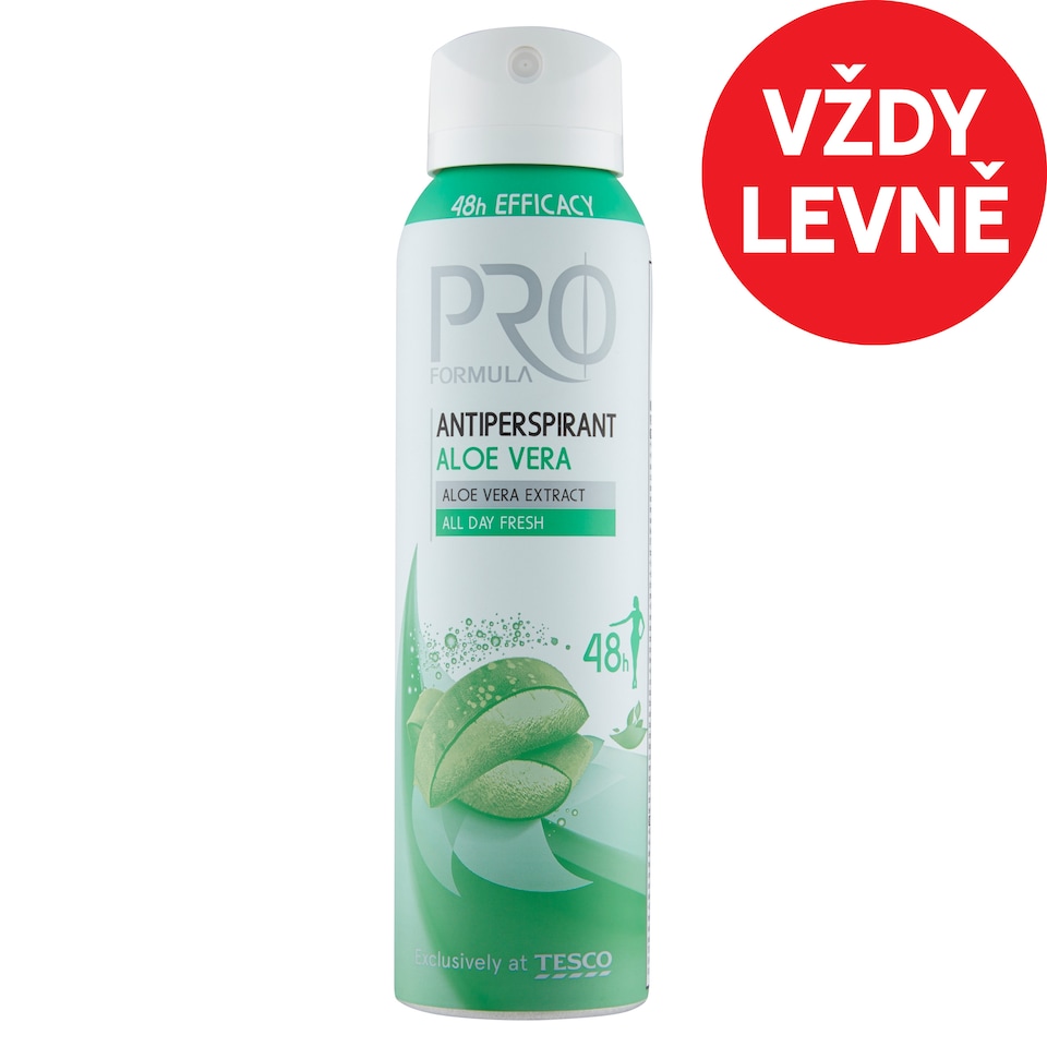 Tesco Pro Formula Aloe Vera antiperspirant 150ml