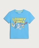 image 4 of Looney Tunes Pure Cotton Short Sleeved T-Shirt in Blue