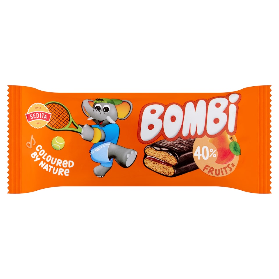 image 1 of Bombi Puszedli with Apricot Filling Dipped in Cocoa Coating 50 g