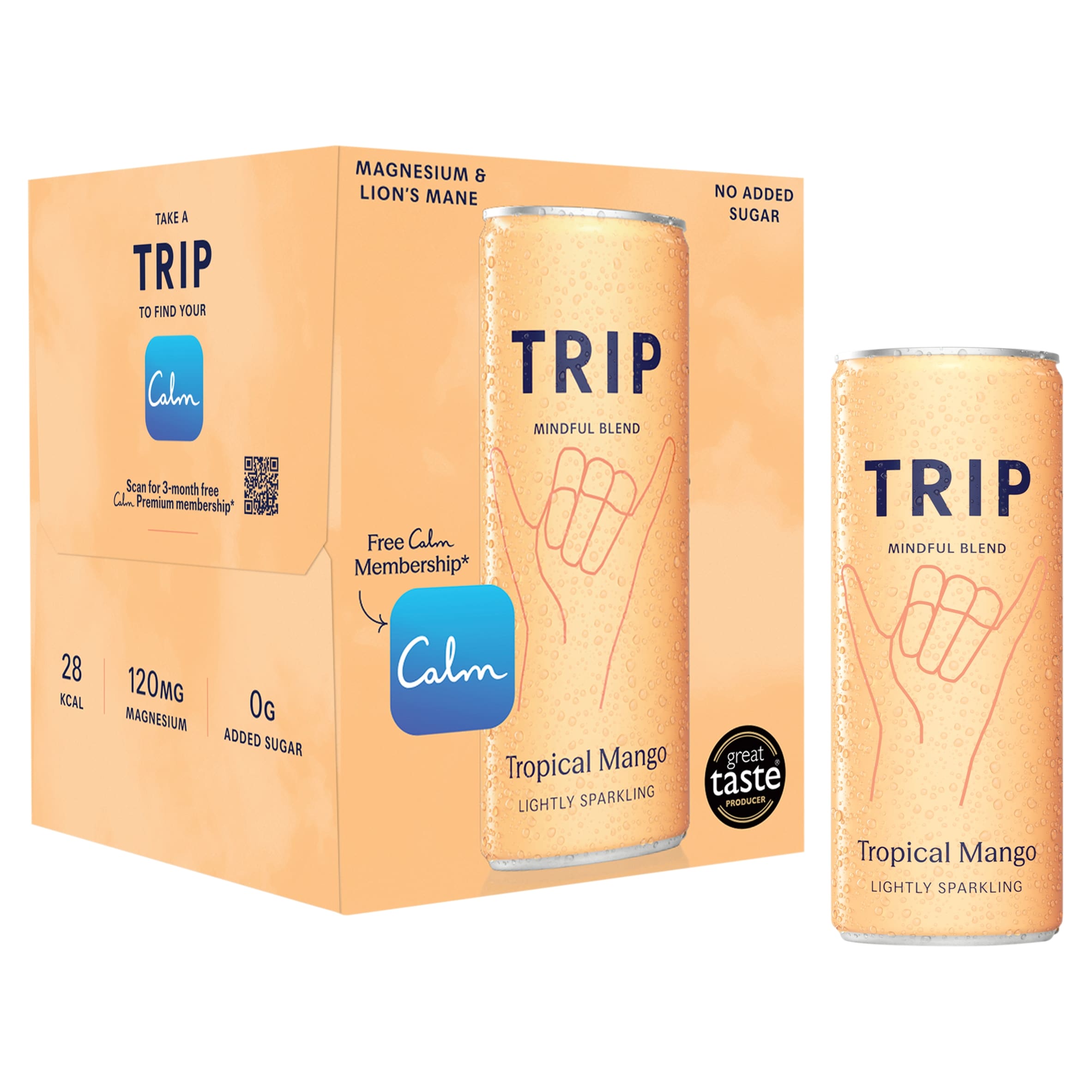TRIP Mindful Blend Tropical Mango 4x250ml