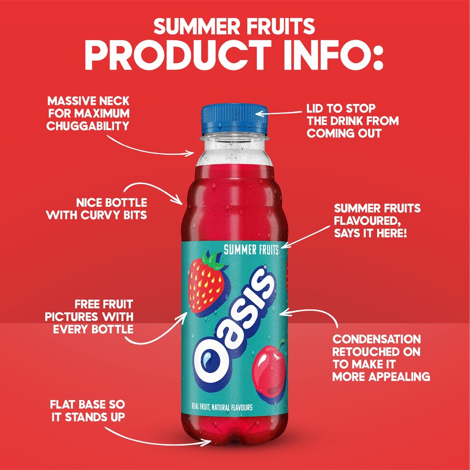 image 1 of Oasis Summer Fruits 500 M