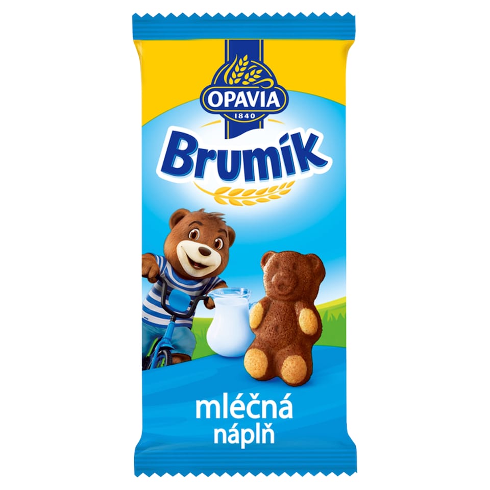Opavia Brumík Mléčná náplň jemné pečivo 30g