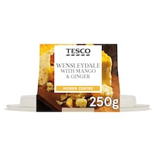 Tesco Wensleydale With Mango and Ginger 250g