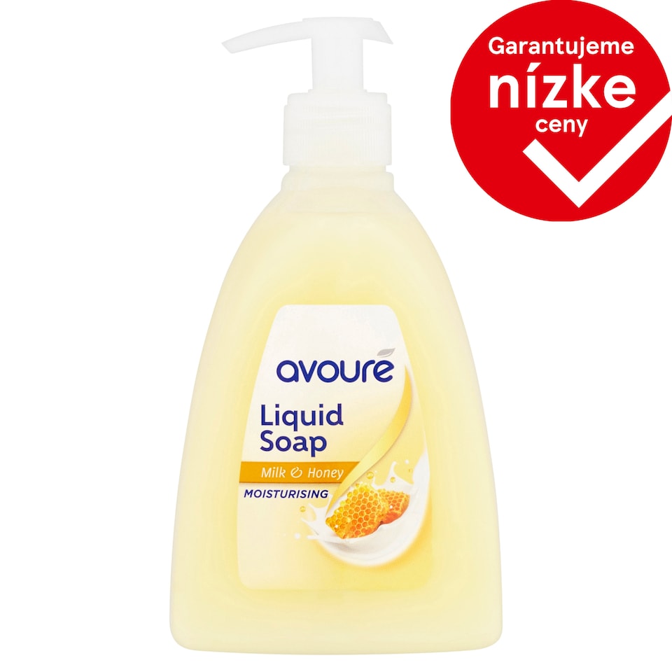 Avouré Milk & honey tekuté mydlo 500 ml