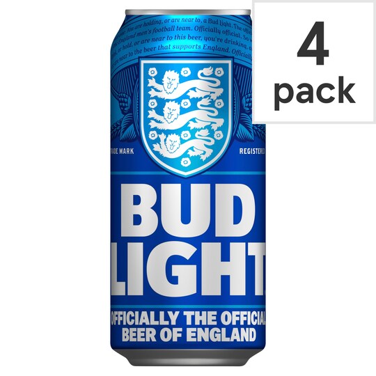 Bud Light 4x440ml Tesco Groceries