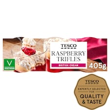 Tesco Raspberry Trifles 405G (3X135g)