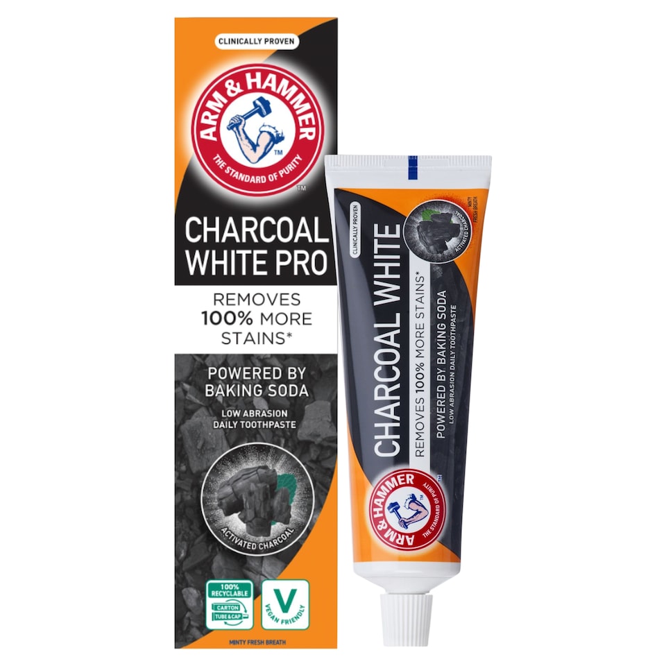 image 1 of Arm & Hammer Charcoal White 75Ml
