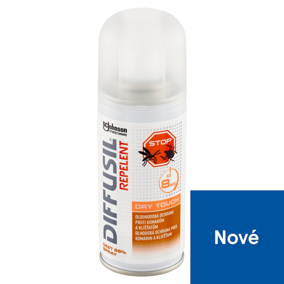 Obrázek 1 pro produkt Diffusil Repelent Dry Touch spray 100ml
