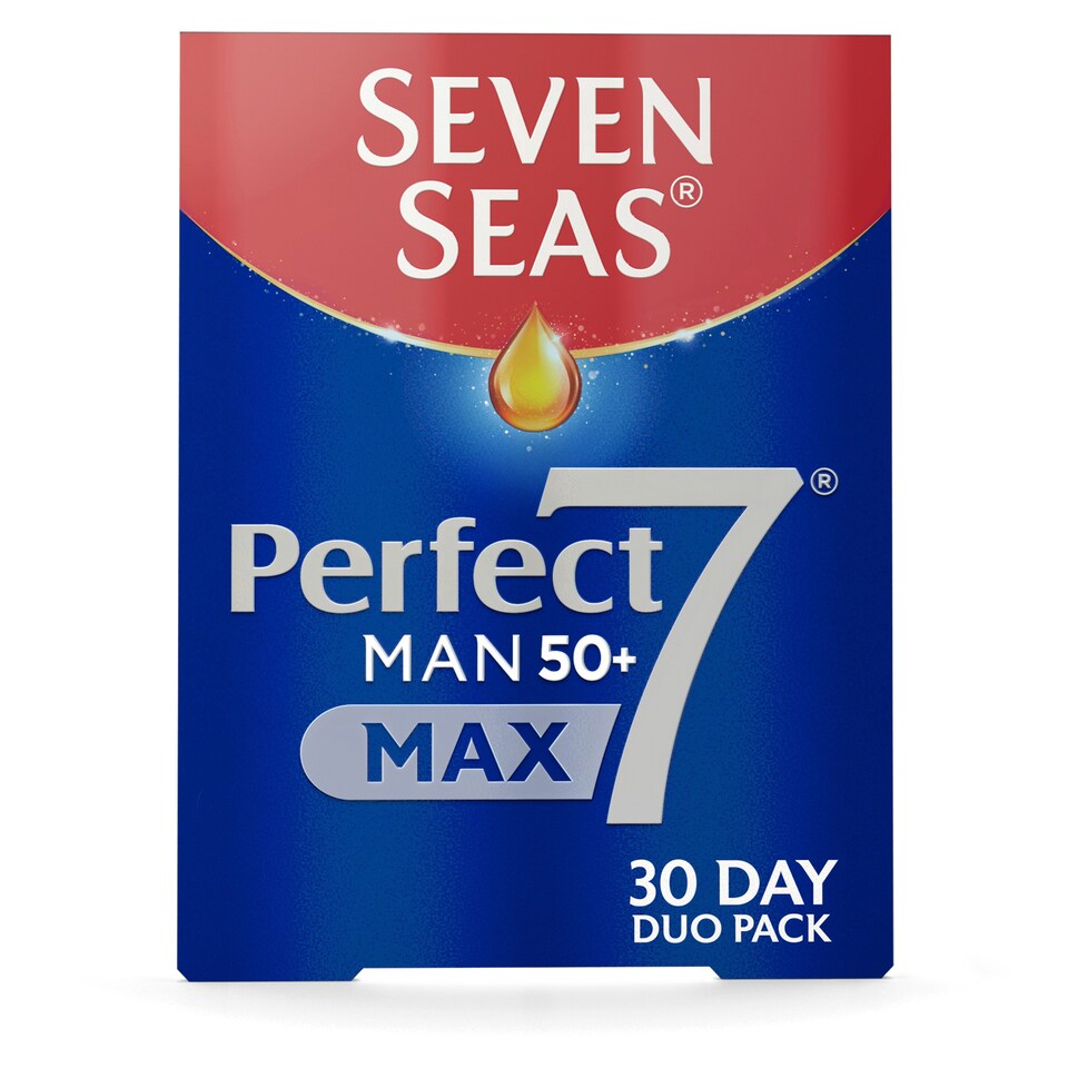 image 1 of Seven Seas Perfect7 Maximum Man 50+ Multivitamin Supplements Duo Pack 60s