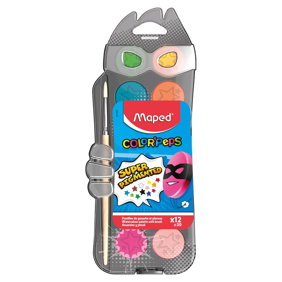 Maped Color'Peps vízfestékpaletta ecsettel 1. kép