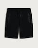 image 4 of F&F Active Boys TECHSPORT Side Panel Drawstring Shorts in Black