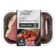 Tesco Finest British Beef Rump Roasting Joint 630g 