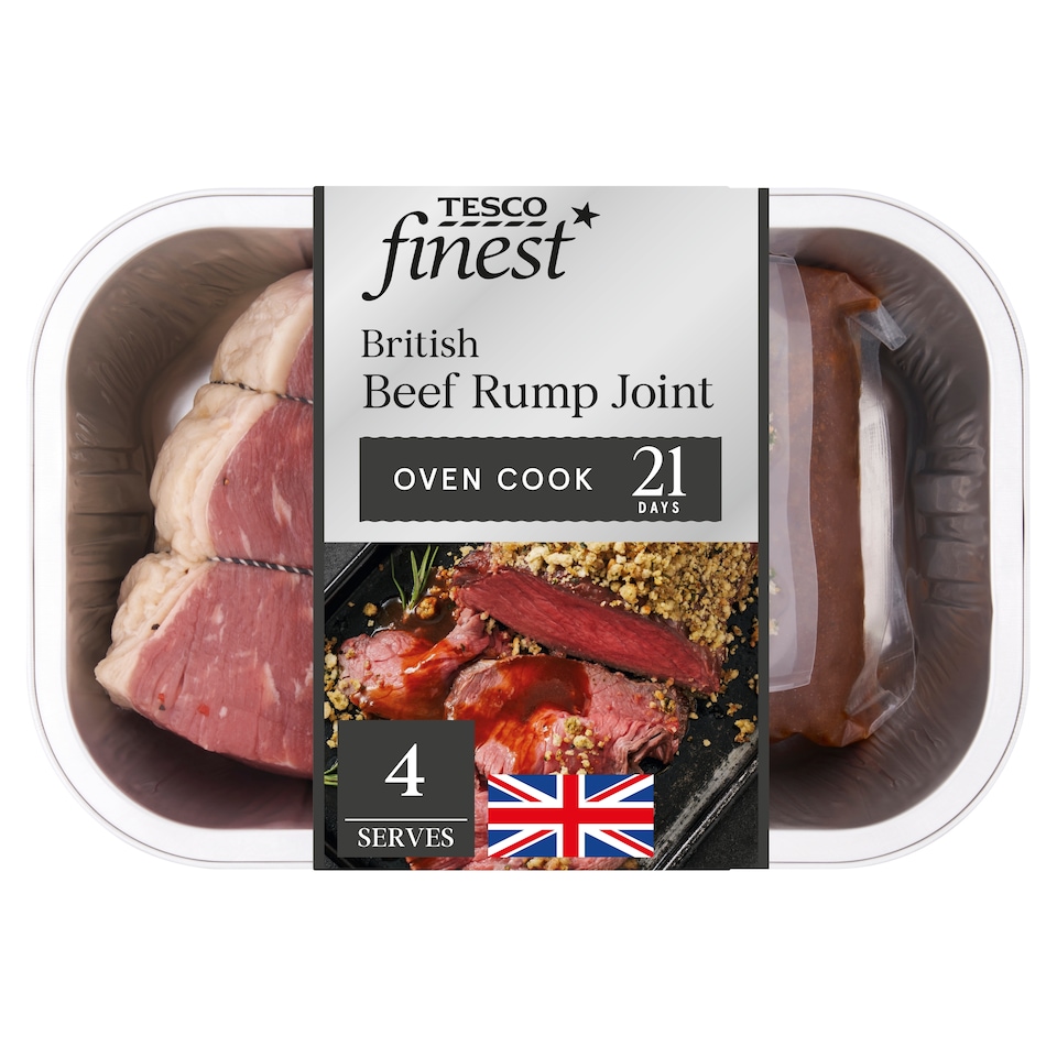 Tesco Finest British Beef Rump Roasting Joint 630g