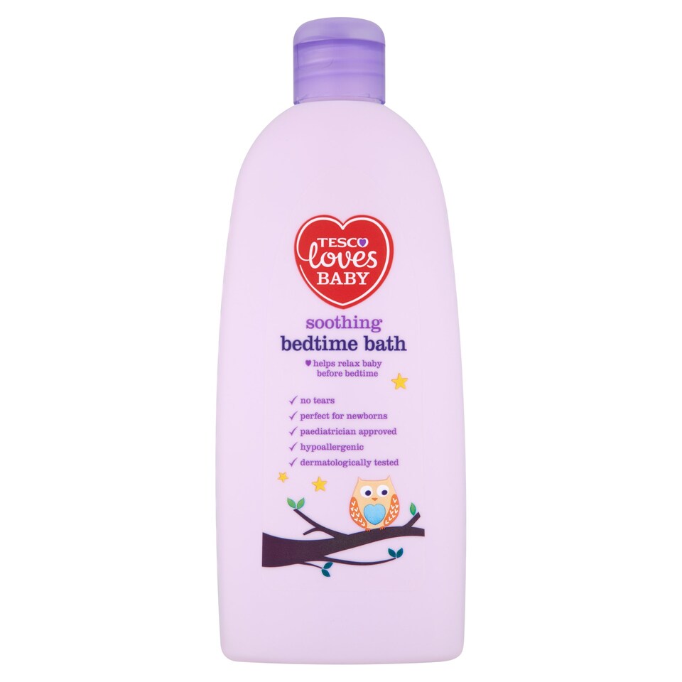 Tesco Loves Baby And Toddler Baby Bath Bedtime 500Ml