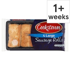Cookstown 4 Large Sausage Rolls 240g