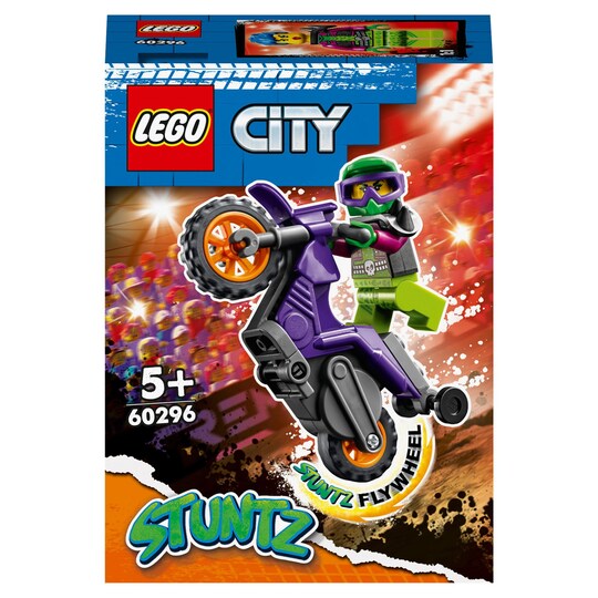 Lego City Flywheel Stunt Bike 60296 Tesco Groceries