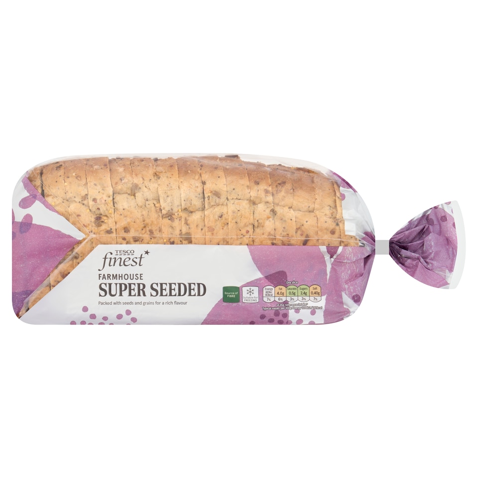 Tesco Finest Super Seeded Sliced Farmhouse Loaf 800g