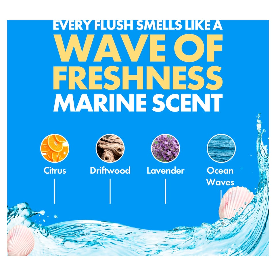 image 1 of Duck Fresh Discs Toilet Cleaner Refills - Marine 2 x 36ml