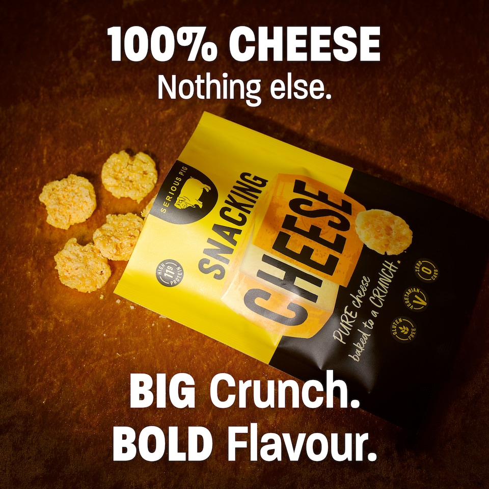 image 1 of Serious Pig Snacking Cheese, 24g