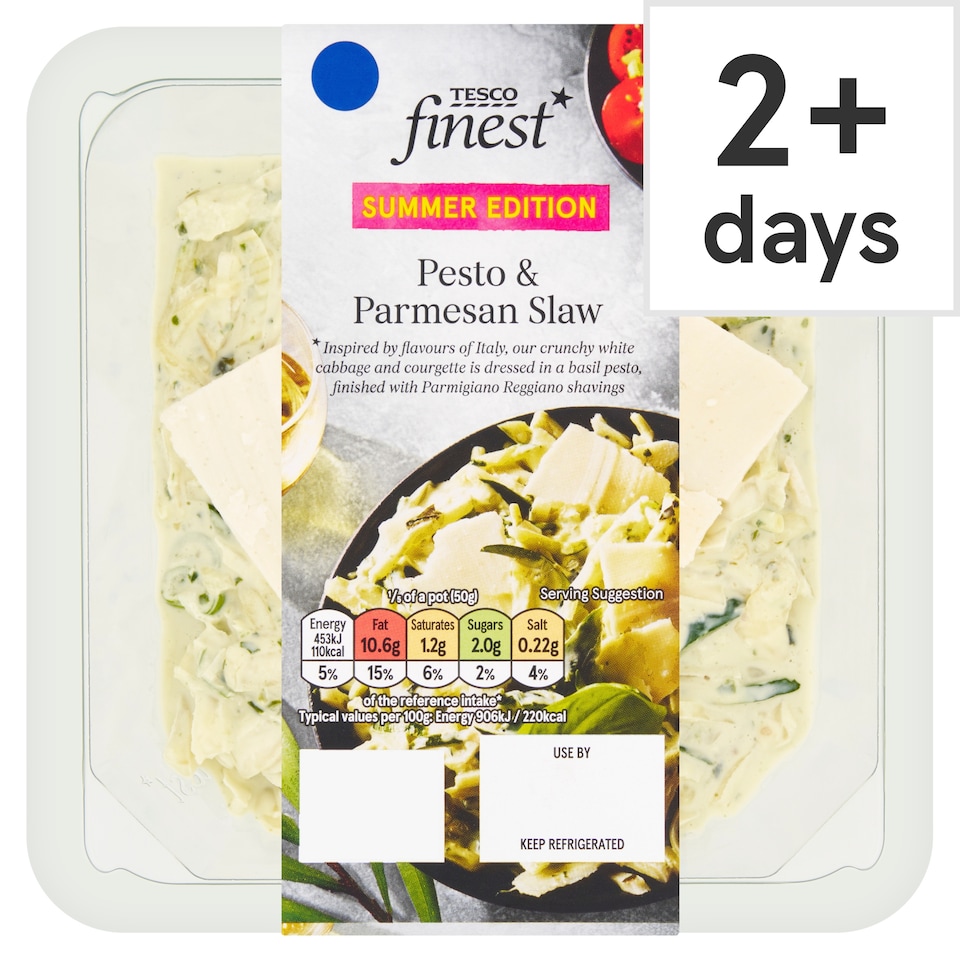 Tesco Finest Pesto & Parmesan Slaw 250g