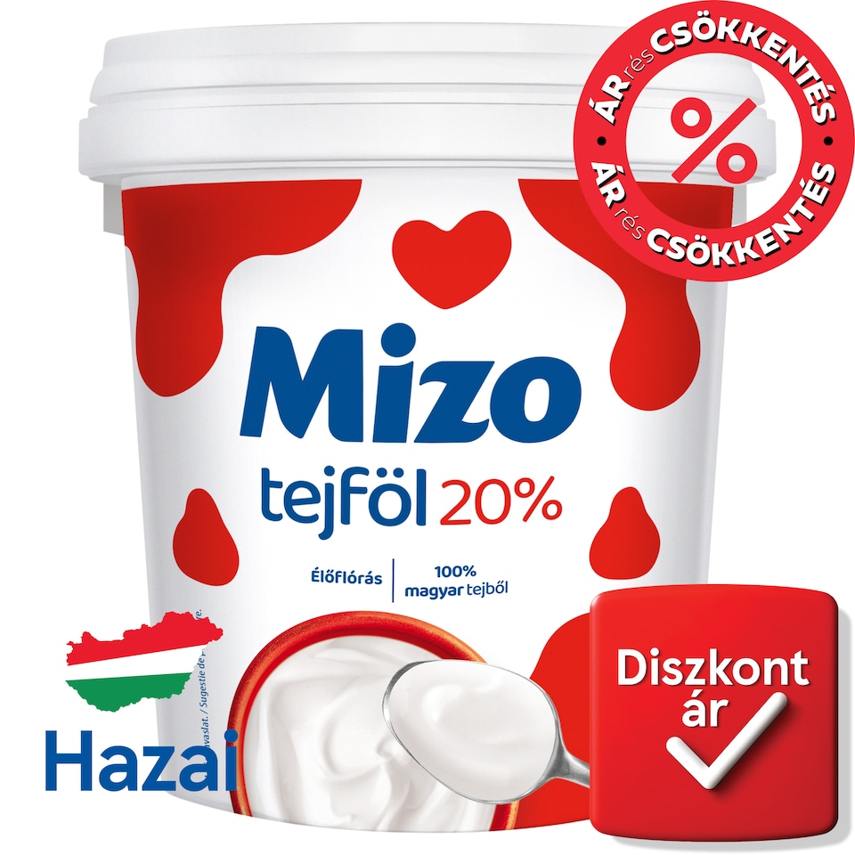 Mizo tejföl 20% 800 g