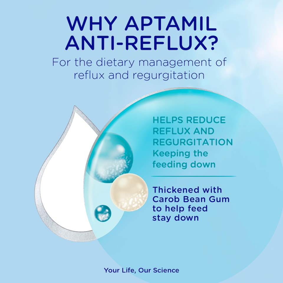 image 1 of Aptamil Anti-Reflux Baby Milk Formula Powder from Birth 800g