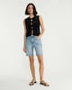 image 3 of F&F Pure Cotton Open Knit Waistcoat in Black