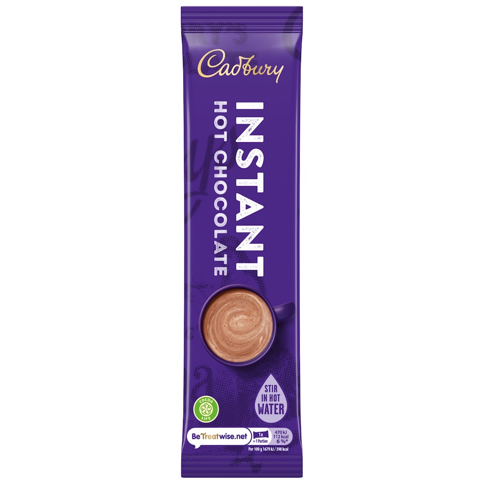 Cadbury Hot Chocolate Instant Stickpack 28G