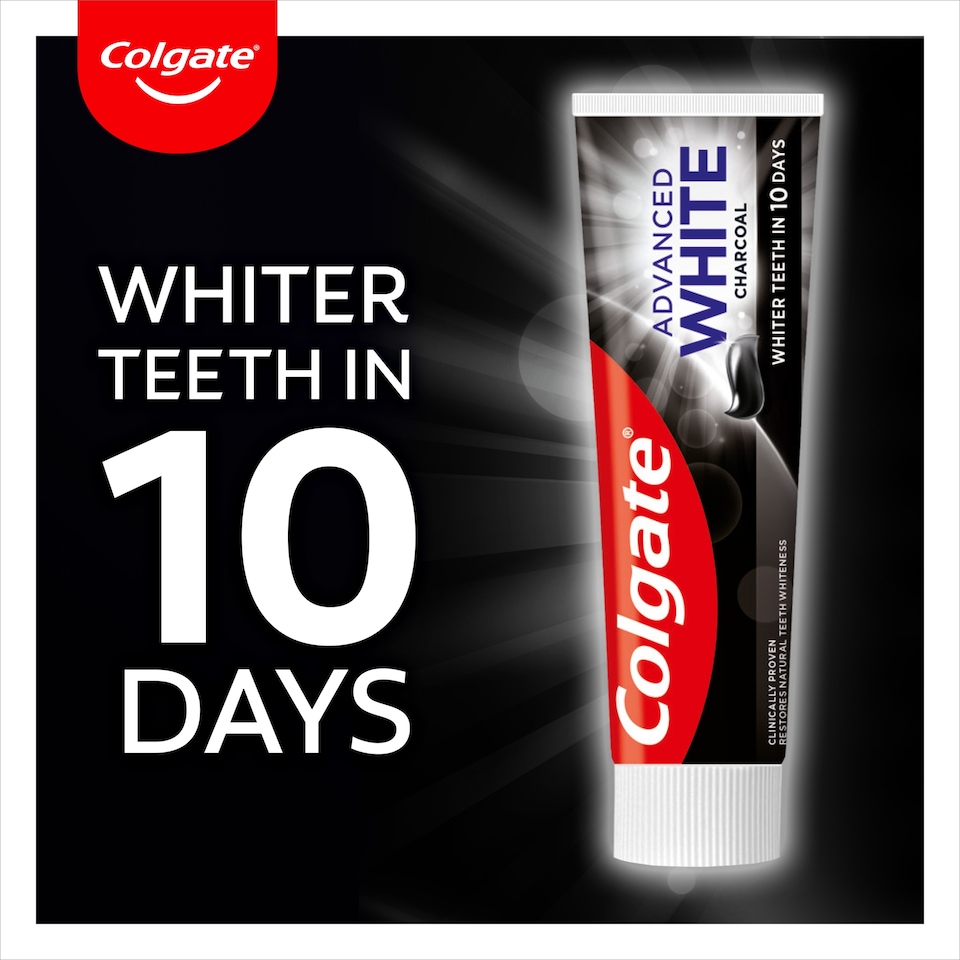 image 1 of Colgate Advanced Whitening Charcoal Toothpaste 75ml