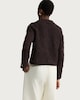 image 3 of F&F Cotton Rich Collared Button Up Cardigan in Chocolate