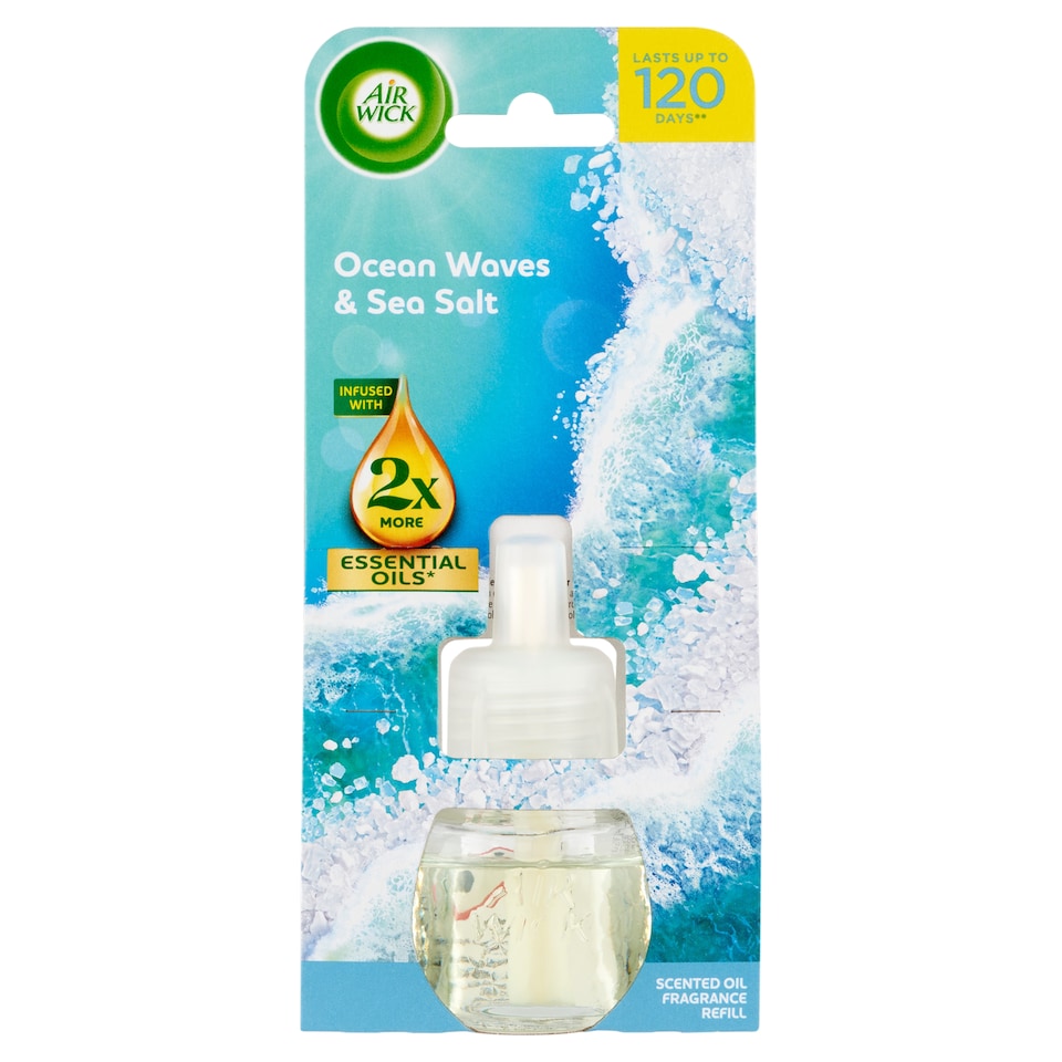 image 1 of Air Wick Ocean Waves & Sea Salt Scented Oil Fragrance Refill 19 ml