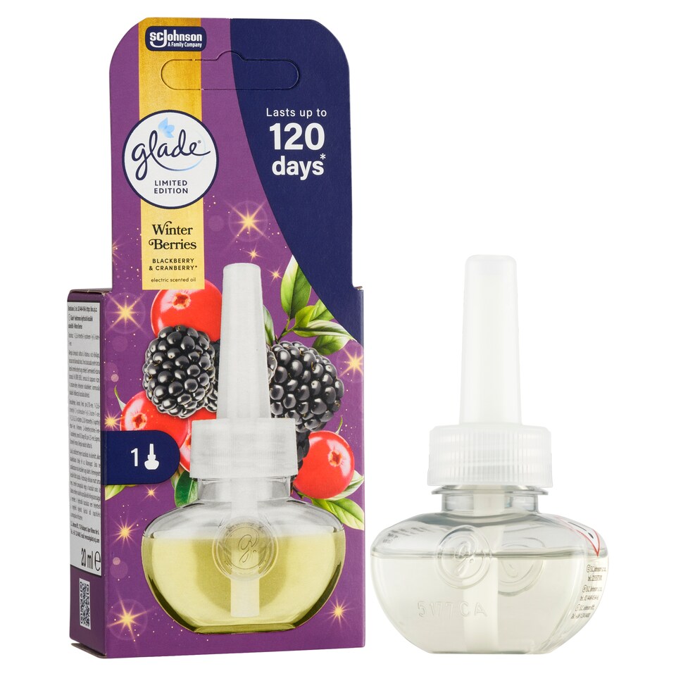 Obrázek 1 pro produkt Glade Winter Berries náplň elektrický tekutý osvěžovač vzduchu 20ml