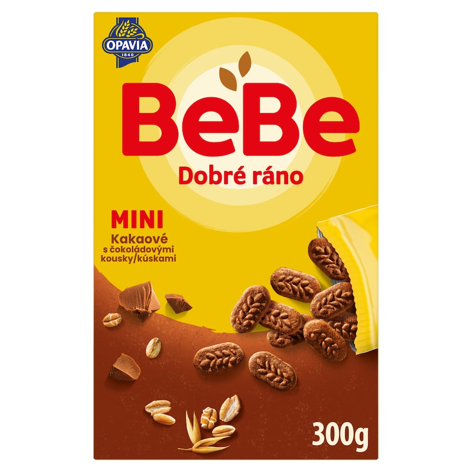 Opavia sušenky BeBe Dobré Ráno mini kakaové 300g