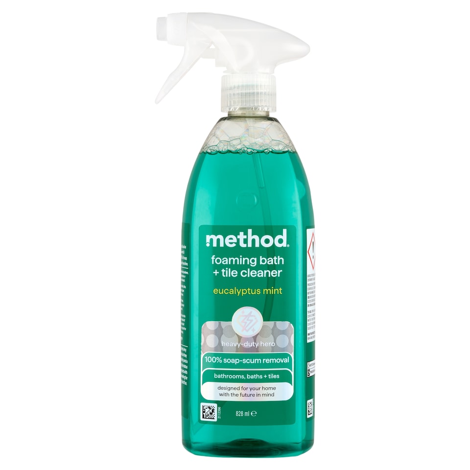 image 1 of Method Eucalyptus Mint Foaming Bath + Tile Cleaner 828 ml