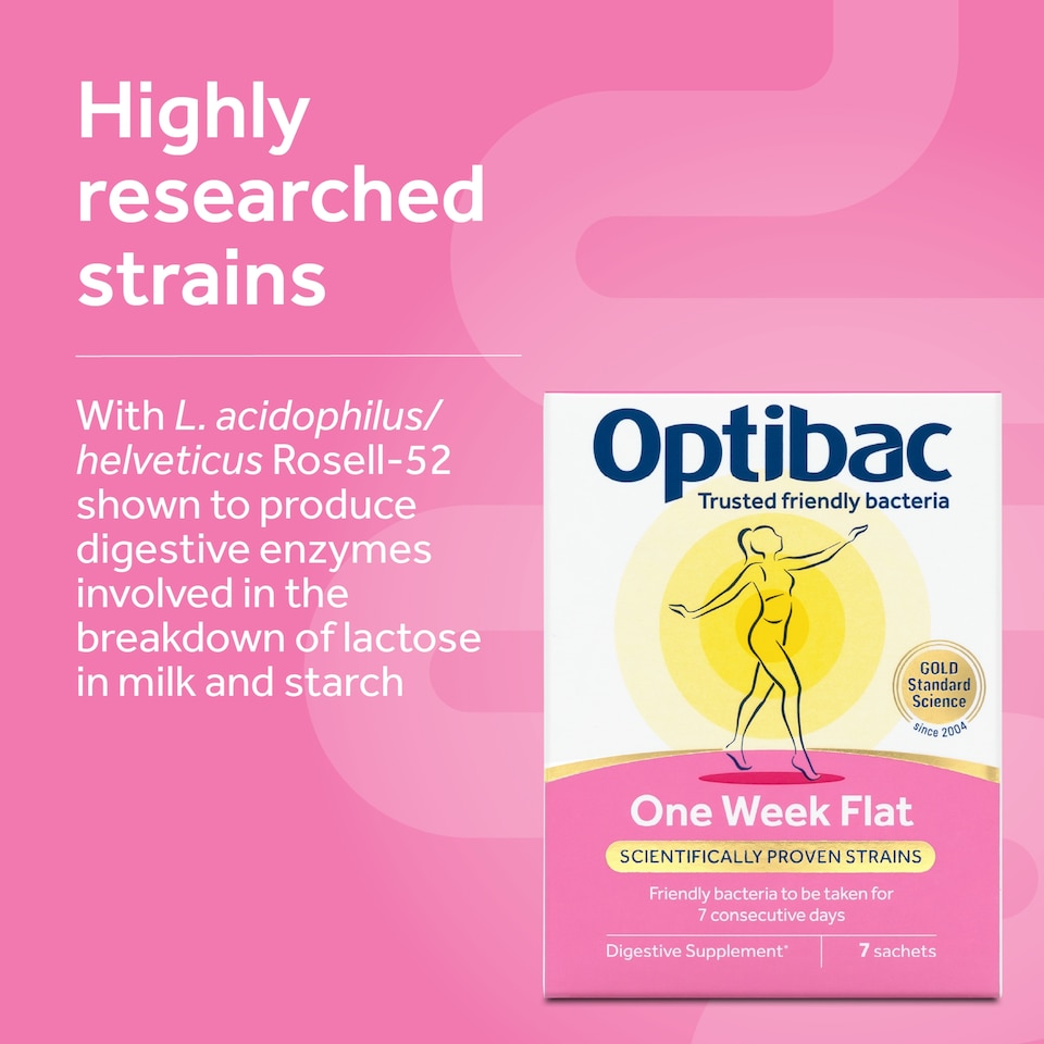 image 1 of Optibac Probiotics One Week Flat - 7 Sachets